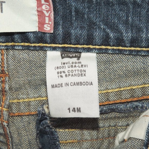 Levi's 515 Boot Cut distressed denim jeans - Picture 5 of 9